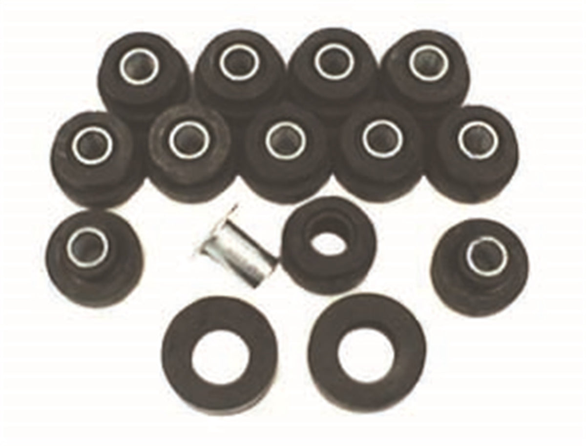 Body Tub Mounting Kit Factory Style Includes Polyurethane Body Mounts/Sleeves 1976-1983 CJ5 1976-1986 CJ7 And 1981-1986 CJ8 Scrambler OMIX