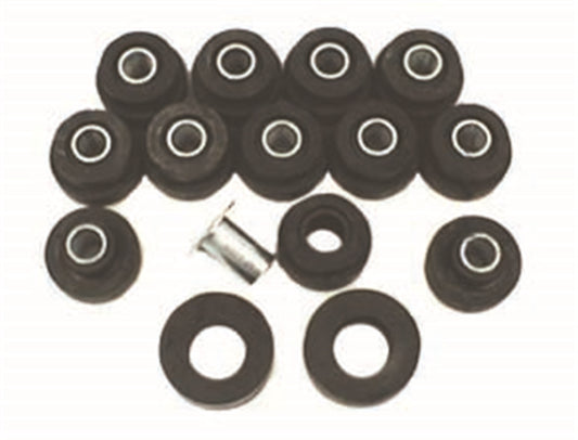 Body Tub Mounting Kit Factory Style Includes Polyurethane Body Mounts/Sleeves 1976-1983 CJ5 1976-1986 CJ7 And 1981-1986 CJ8 Scrambler OMIX