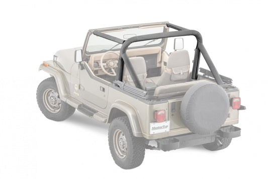 Jeep YJ Sport Bar Covers For 87-91 Jeep Wrangler YJ Black Denim MasterTop