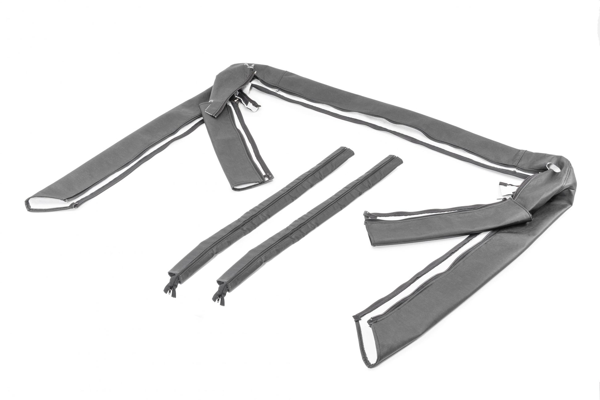 MasterTop Jeep YJ Sport Bar Covers For 87-91 Jeep Wrangler YJ Black Denim MasterTop