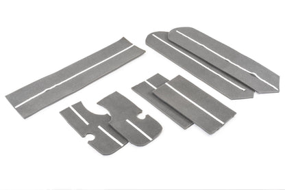 Jeep YJ Sport Bar Covers For 87-91 Jeep Wrangler YJ Black Denim MasterTop-2