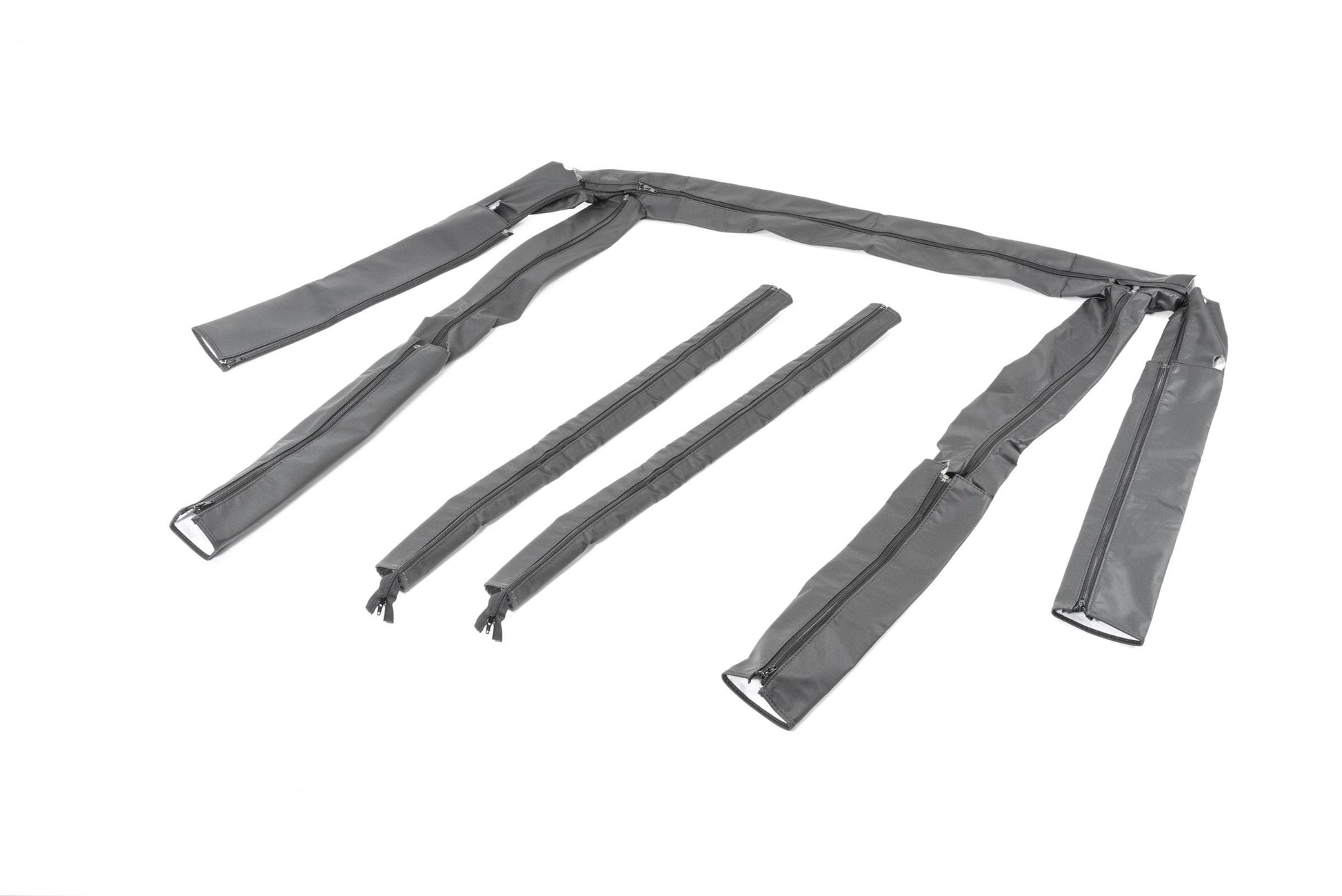 MasterTop Jeep YJ Sport Bar Covers For 92-95 Jeep Wrangler YJ Black Denim MasterTop