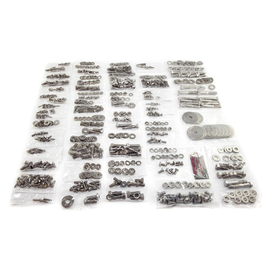 Body Fastener Kit 405 Piece Stainless Steel w/o Tailgate 1955-1971 CJ5/CJ6 OMIX