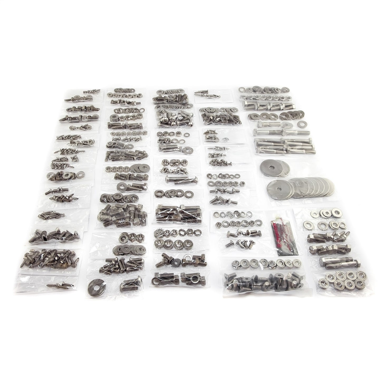 Body Fastener Kit 582 Piece Stainless Steel For w/o Tailgate 1976-1983 CJ5 OMIX