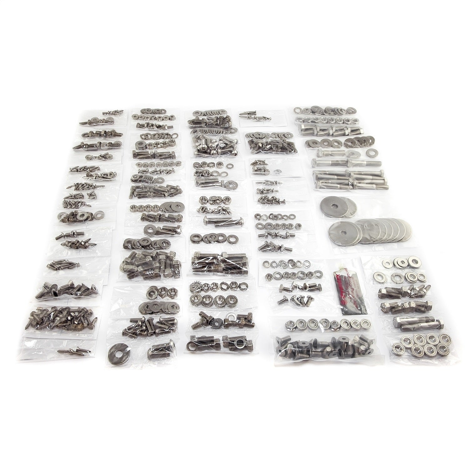 Body Fastener Kit 582 Piece Stainless Steel For w/o Tailgate 1976-1983 CJ5 OMIX