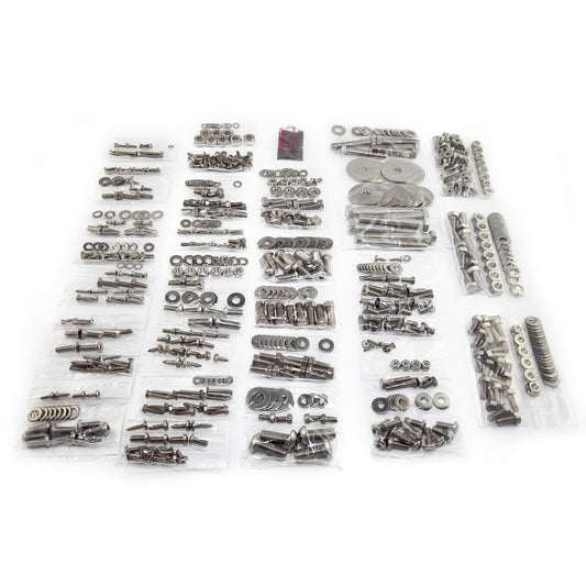 Body Fastener Kit 703 Piece Stainless Steel For w/Soft Top 1987-1995 Jeep Wrangler YJ OMIX