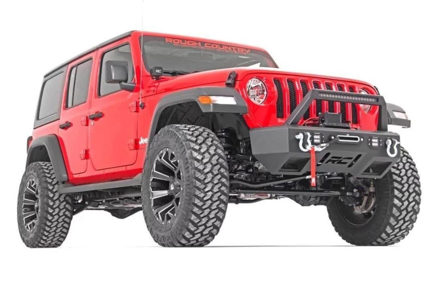 3.5 Inch lift Kit | C/A Drop | FR D/S | Jeep Wrangler Unlimited 4WD (18-23) Rough Country