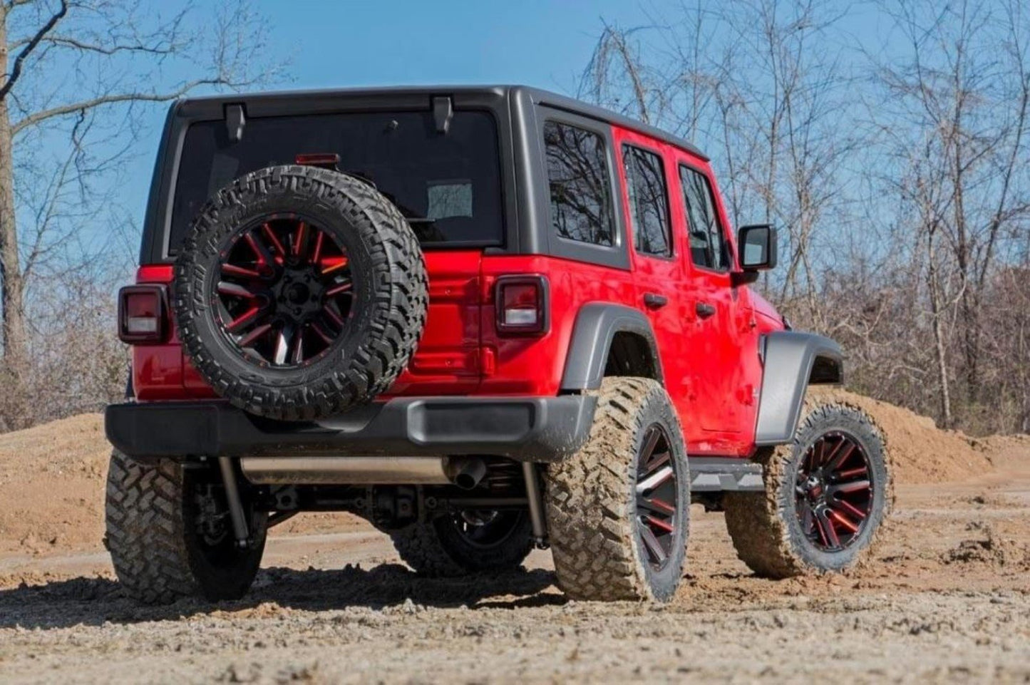 3.5 Inch lift Kit | C/A Drop | FR D/S | Jeep Wrangler Unlimited 4WD (18-23) Rough Country