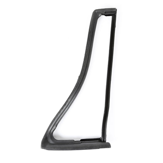 Vent Window Seal Front Left Rubber Smooth Finish Fits The Front Driver Side Door Of 76-83 CJ5, 76-86 CJ7, 81-83 CJ8 Scrambler And 87-95 Wrangler YJ OMIX