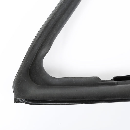 Vent Window Seal Front Left Rubber Smooth Finish Fits The Front Driver Side Door Of 76-83 CJ5, 76-86 CJ7, 81-83 CJ8 Scrambler And 87-95 Wrangler YJ OMIX-1