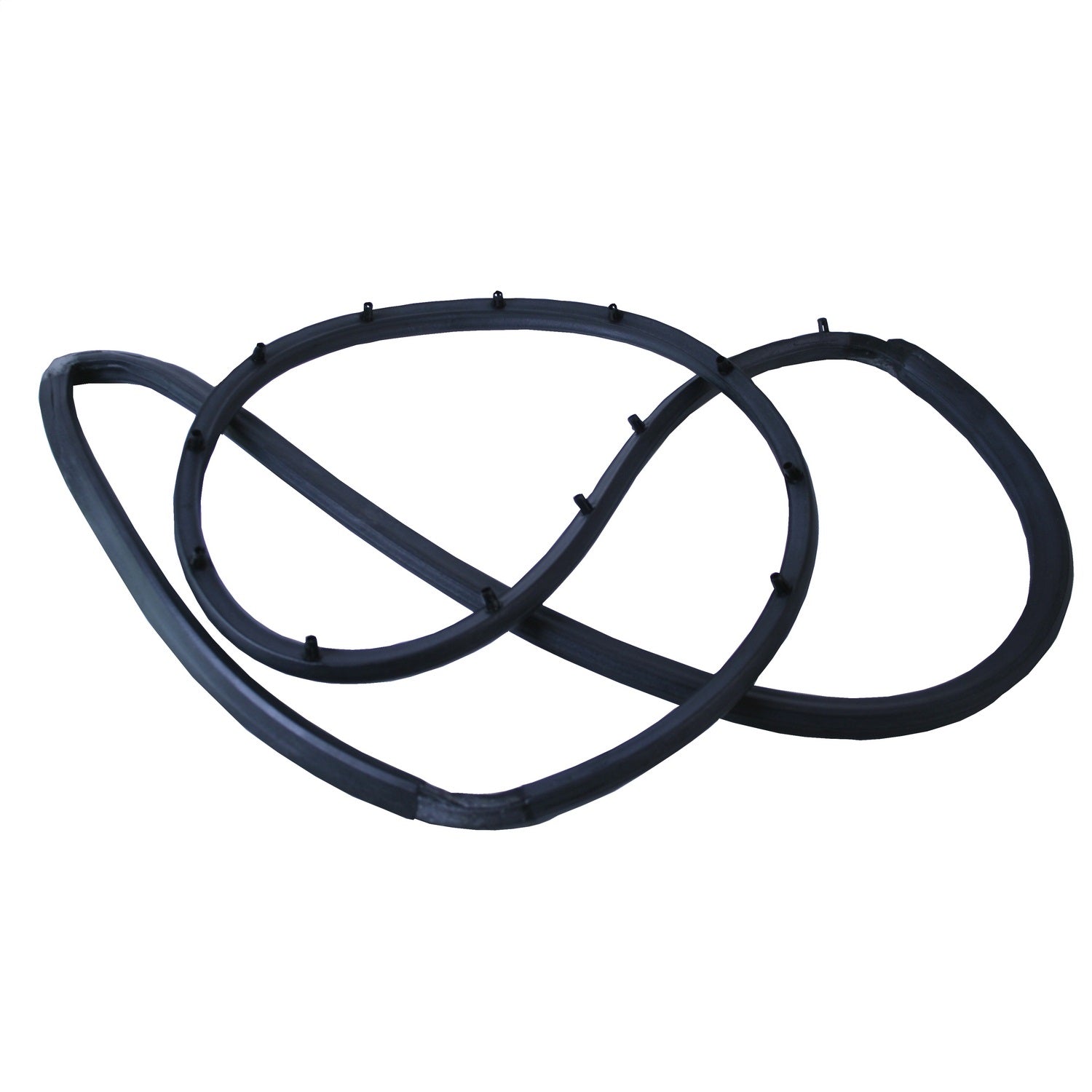Door Seal Left Rubber w/Full Steel Door Driver Side Door Of 76-83 CJ5, 76-86 CJ7, 81-86 CJ8 Scrambler And 87-95 Wrangler YJ OMIX