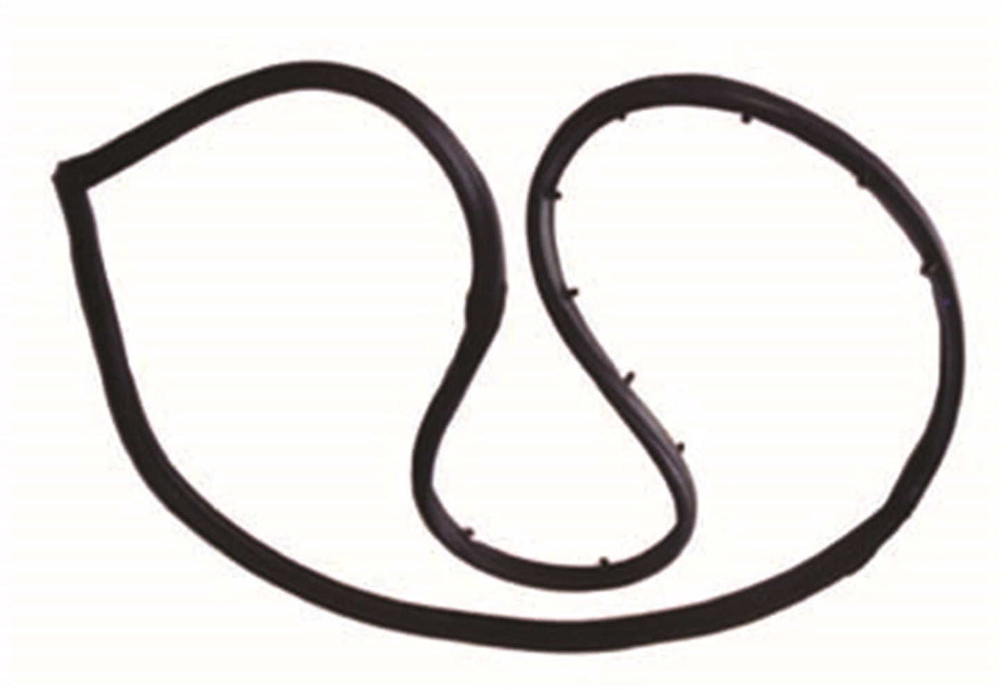 Door Seal Right Rubber w/Full Steel Door Passenger Side Door Of 76-83 CJ5, 76-86 CJ7, 81-86 CJ8 Scrambler And 87-95 Wrangler YJ OMIX
