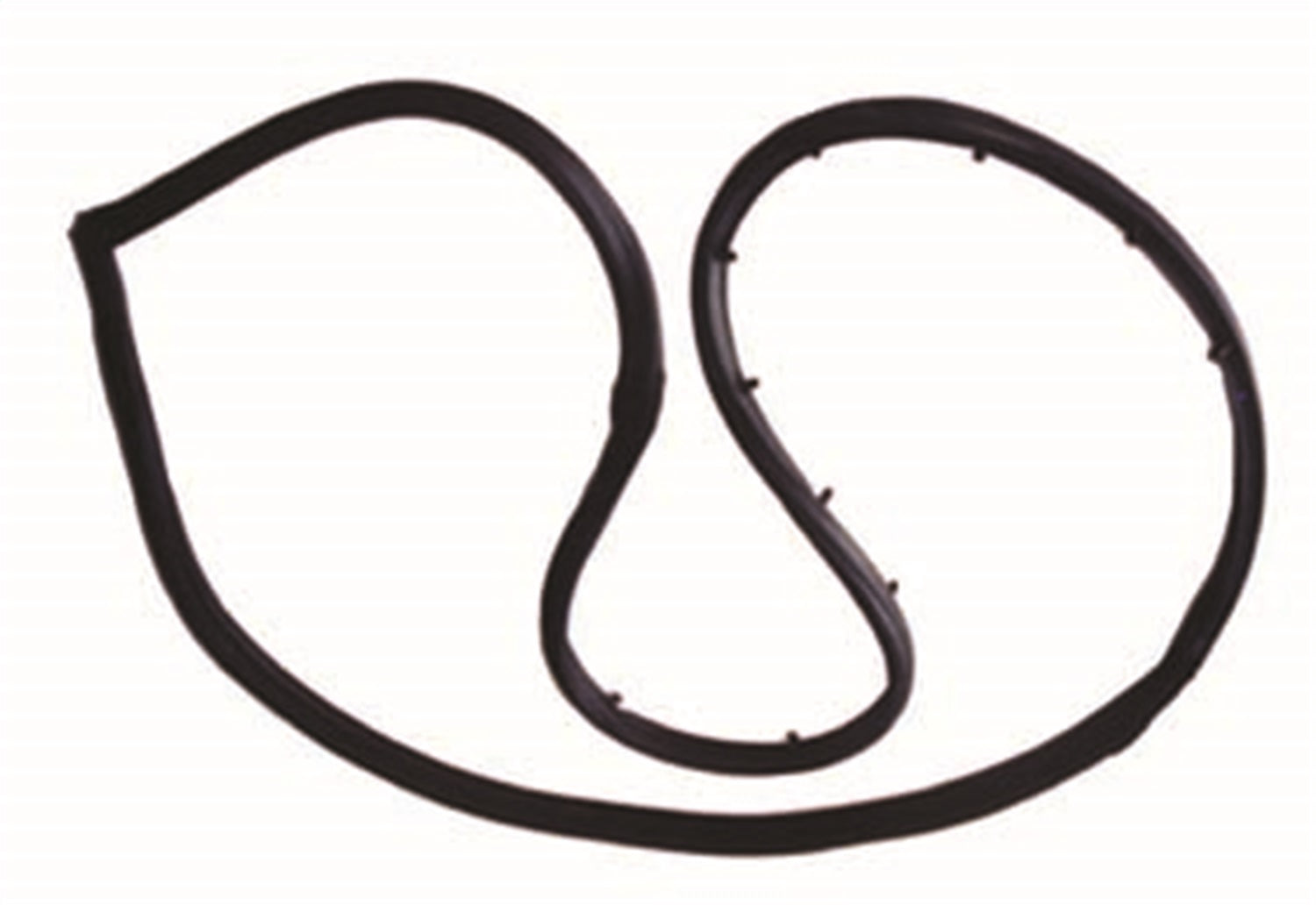 Door Seal Right Rubber w/Full Steel Door Passenger Side Door Of 76-83 CJ5, 76-86 CJ7, 81-86 CJ8 Scrambler And 87-95 Wrangler YJ OMIX