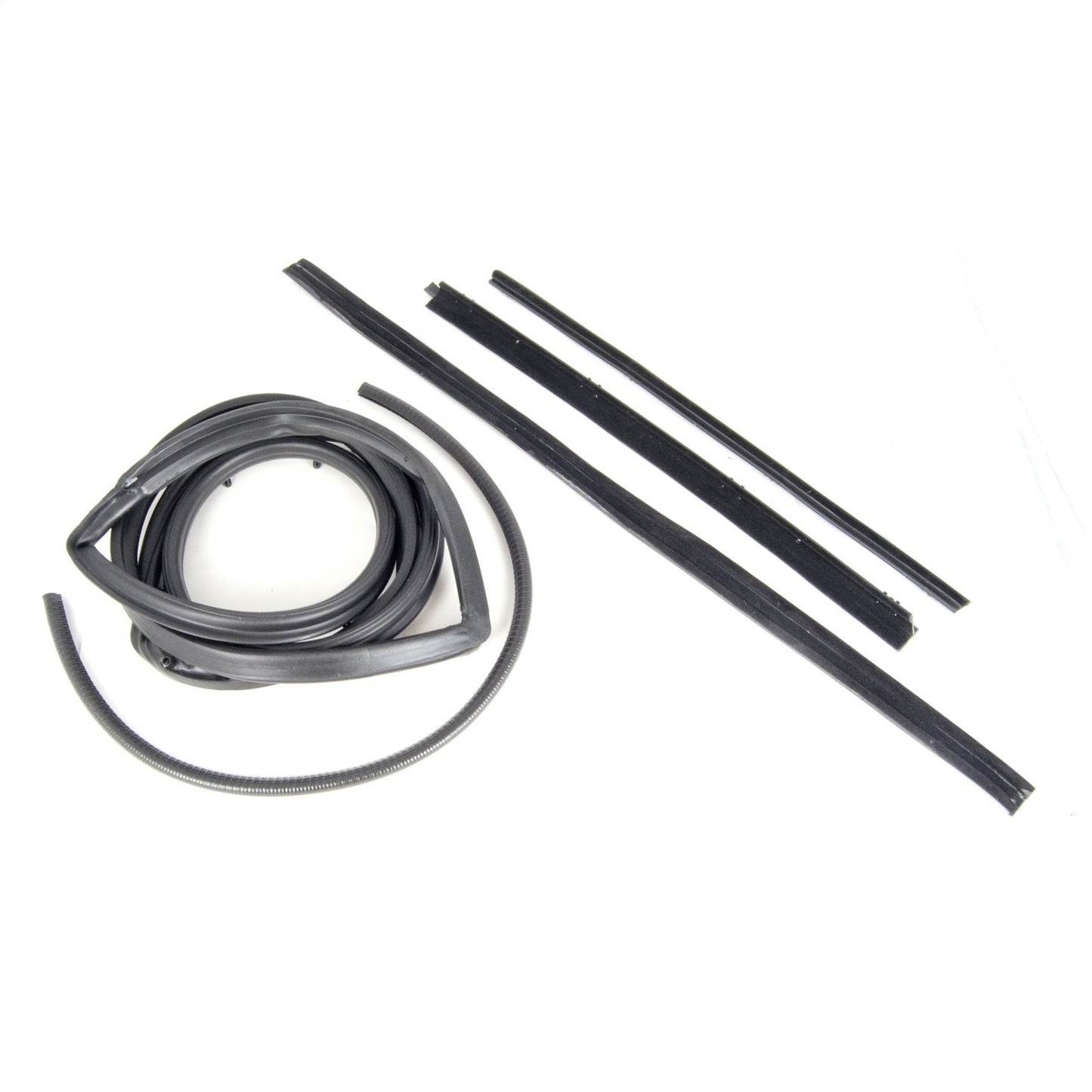 Door Seal Kit Right 5 Piece For Hardtop w/Fixed Vent Window Rubber Passenger Side Door On 76-81 CJ OMIX
