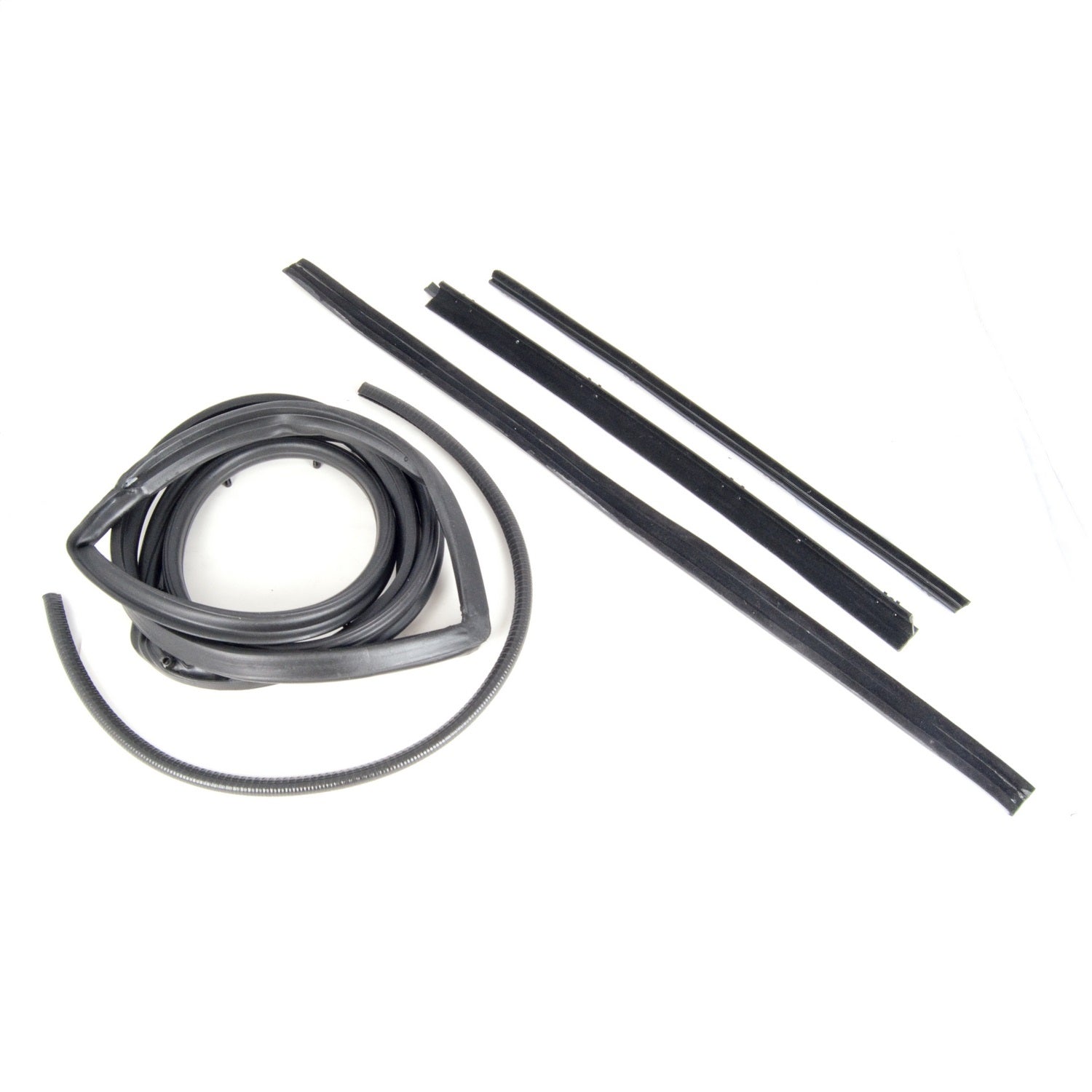 Door Seal Kit Right 5 Piece For Hardtop w/Fixed Vent Window Rubber Passenger Side Door On 76-81 CJ OMIX