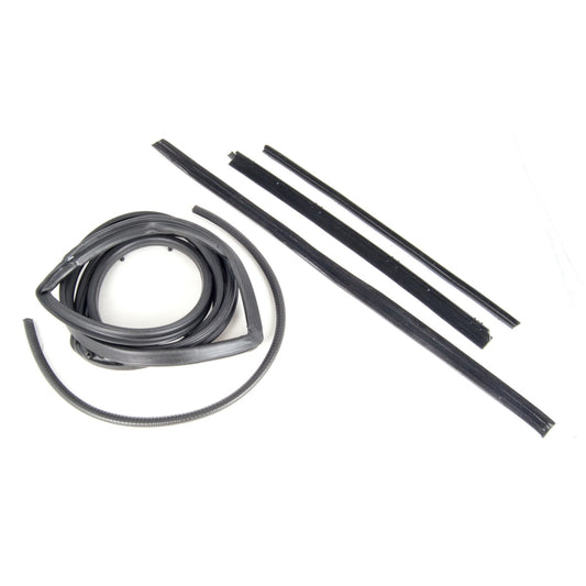 Door Seal Kit Right 5 Piece For Hardtop w/Fixed Vent Window Rubber Passenger Side Door On 76-81 CJ OMIX