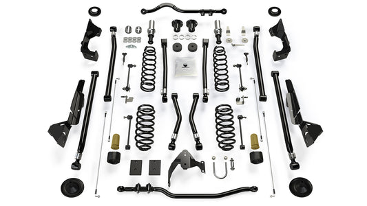 07-18 Wrangler JK 2 Door 4 Inch Alpine RT4 Long Arm Suspension System No Shocks TeraFlex
