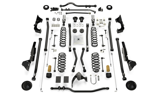 07-18 Wrangler JK 2 Door 6 Inch Alpine RT6 Long Arm Suspension System No Shocks TeraFlex