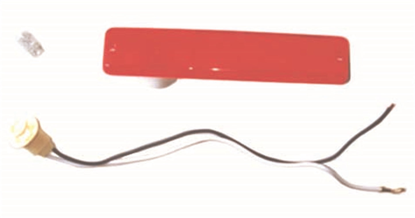 Side Marker Light Front Red Includes Lens/Bulb/Socket 1972-1983 CJ5 1976-1986 CJ7 And 1981-1986 CJ8 Scrambler OMIX