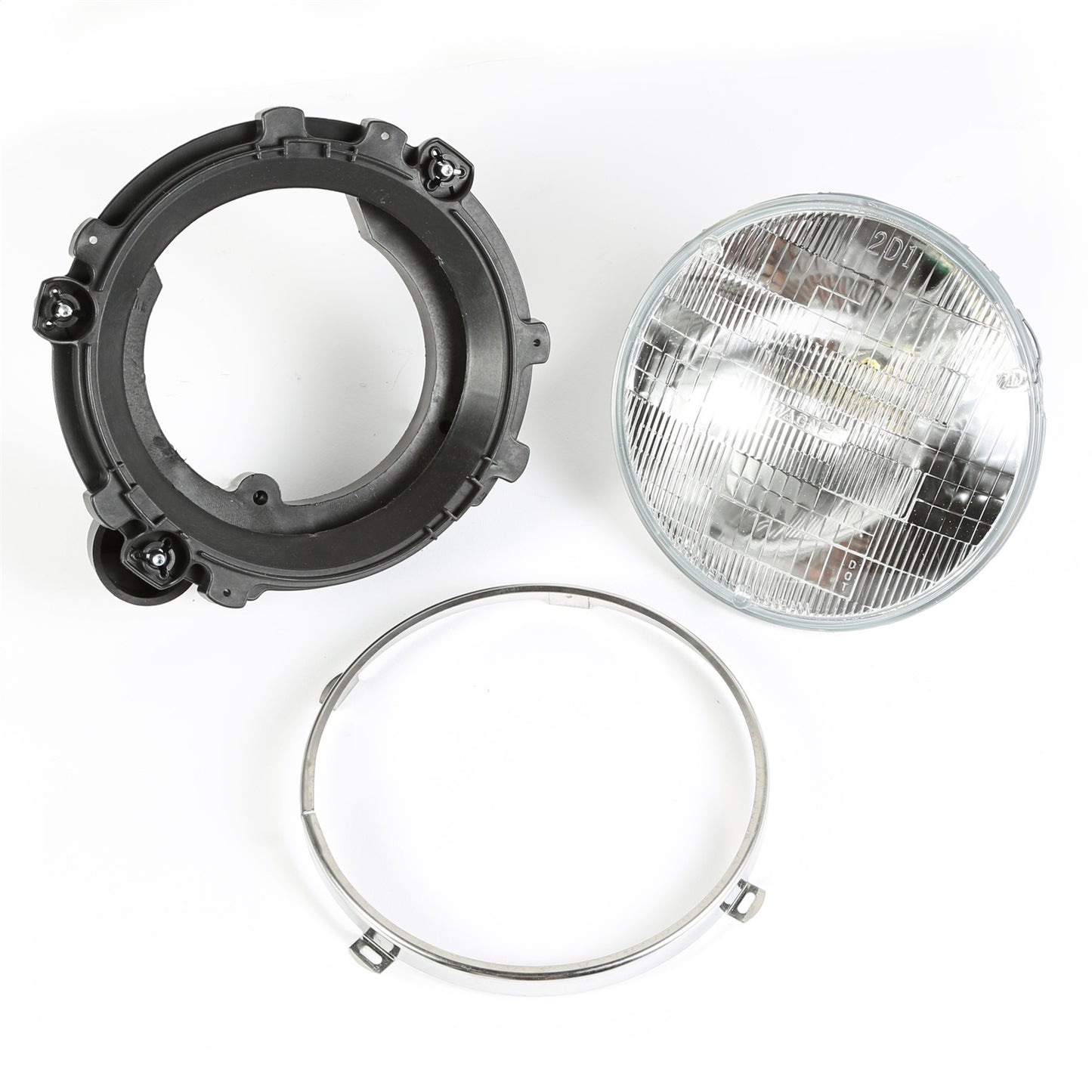 Head Light Assembly Left Sealed Beam Fits The Driver Side Of 97-06 Wrangler TJ And 04-06 Wrangler Unlimited Lj OMIX