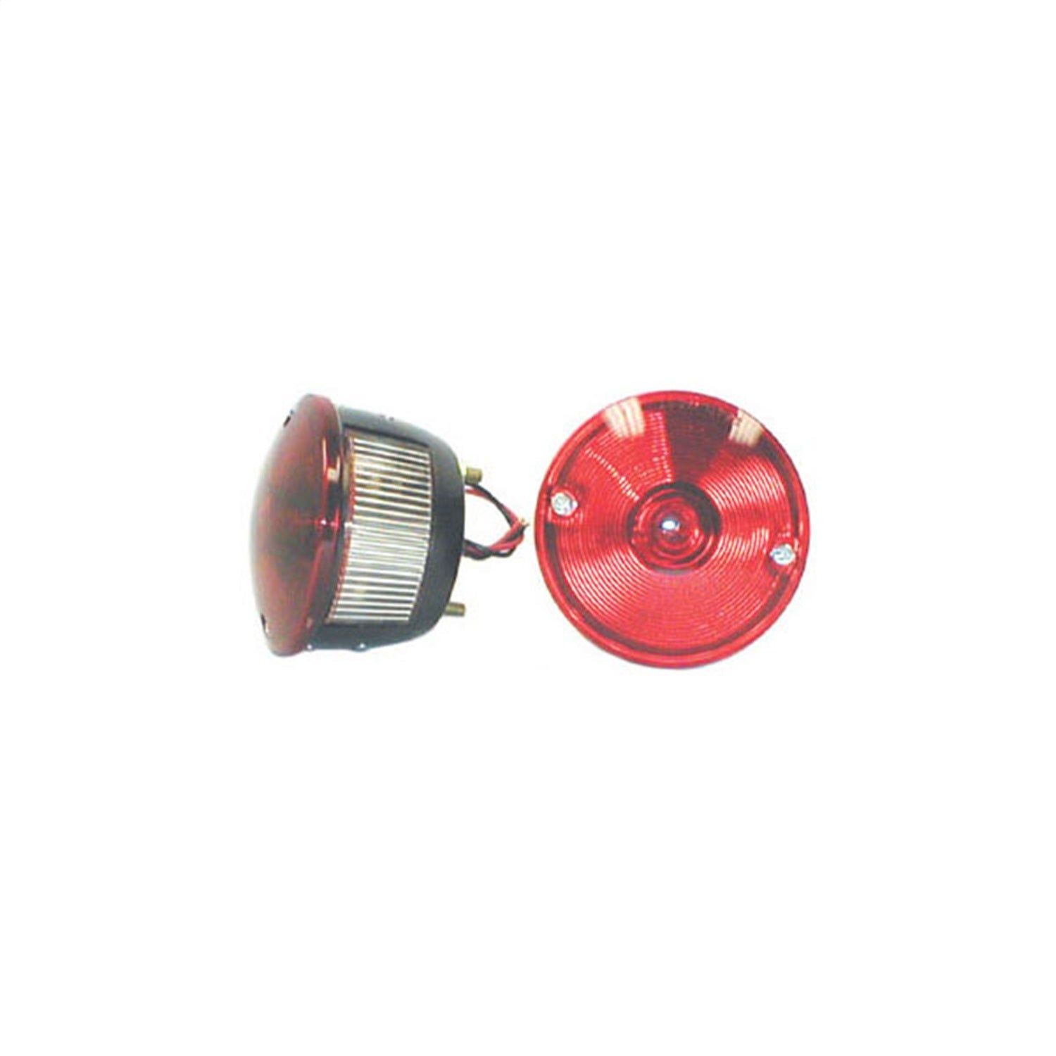 Tail Light Assembly Left Round Fits The Driver Side Of 46-49 CJ2A, 49-53 CJ3A, 53-66 CJ3B And 55-75 CJ5/CJ6 OMIX