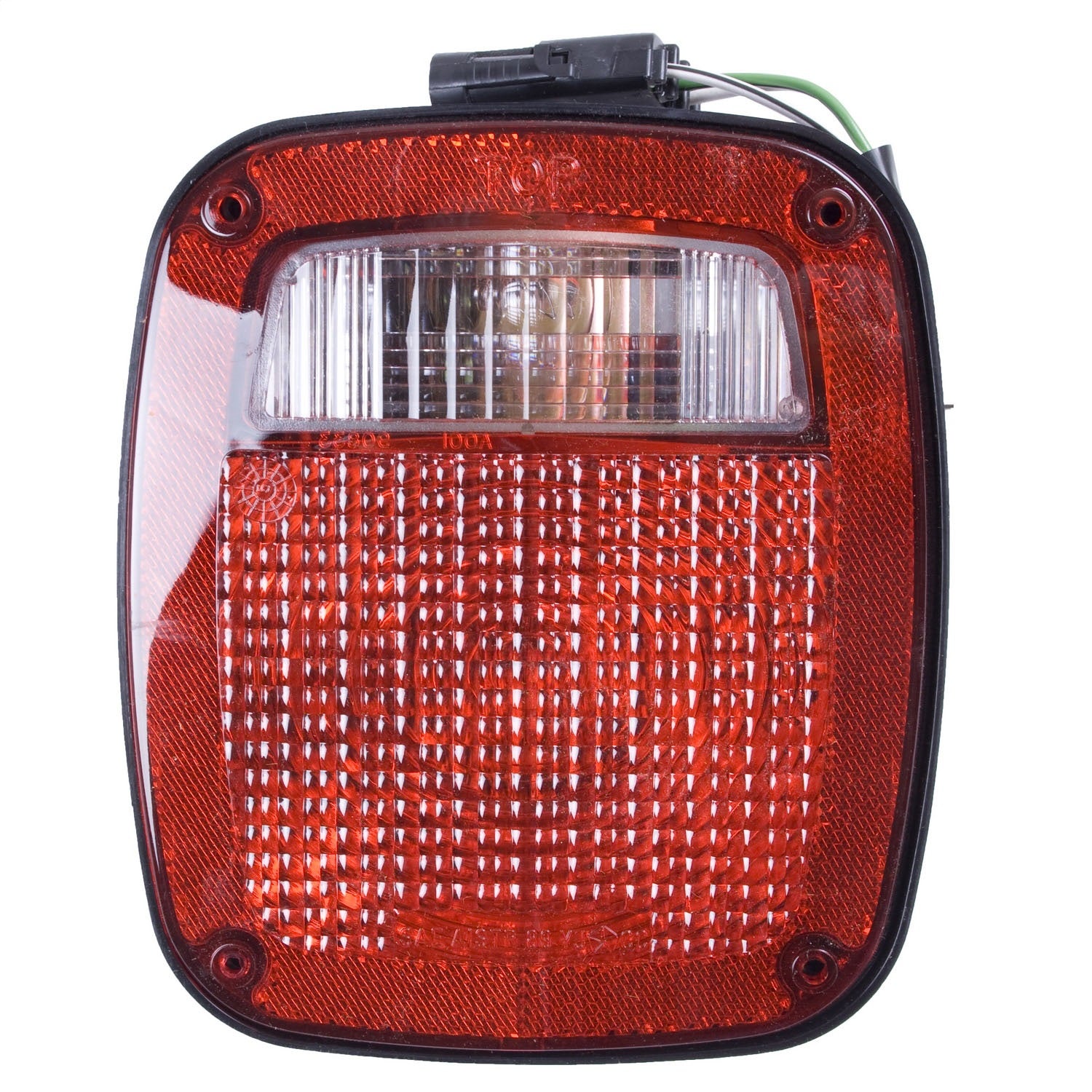Tail Light Assembly Left Black Fits The Passenger Side Of 87-90 Wrangler YJ OMIX