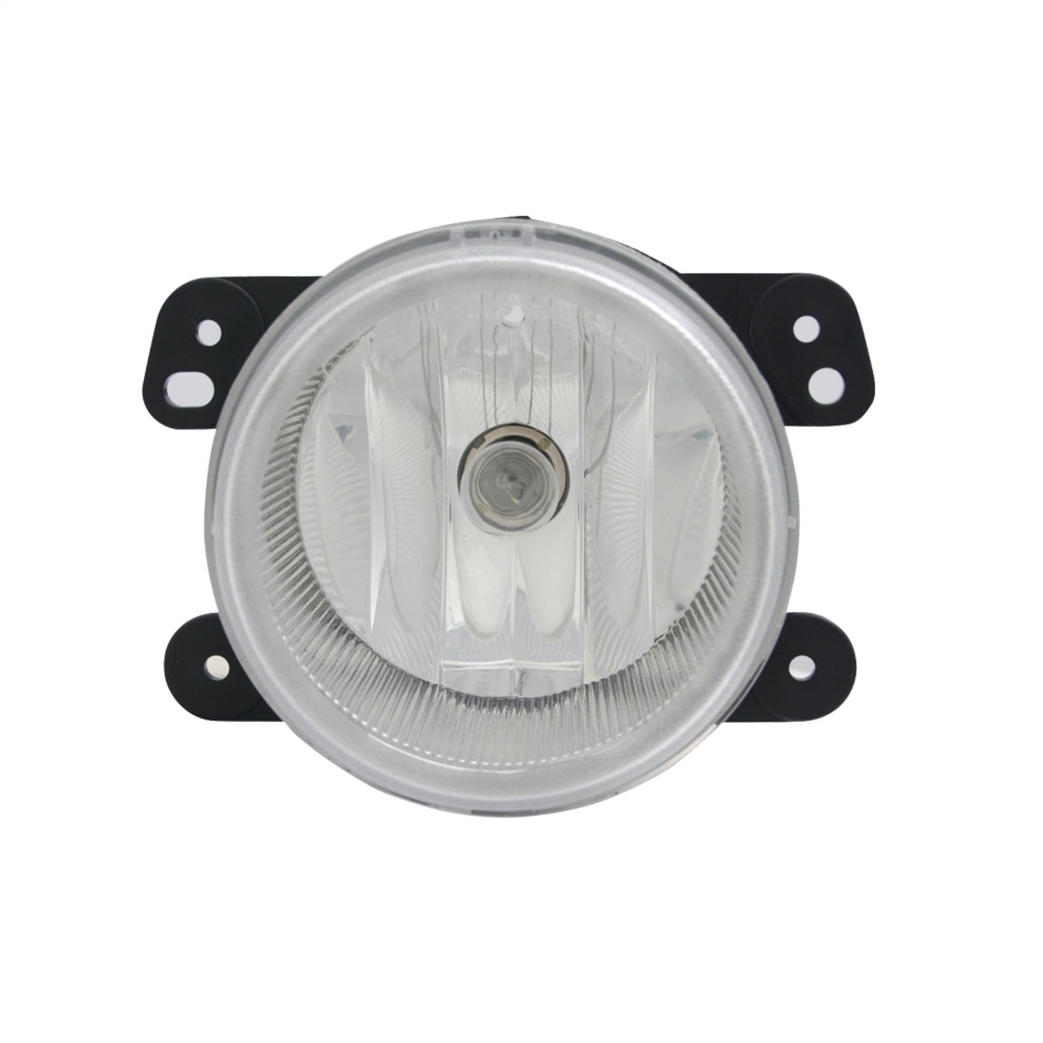 Fog Light Assembly Left Or Right Clear Sold Individually Silver Housing 2010-2017 Jeep Wrangler JK/JKU And 2011-2013 Grand Cherokee Wk OMIX