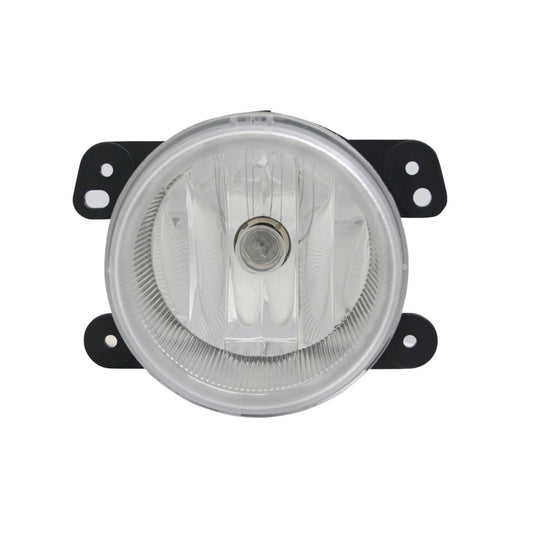 Fog Light Assembly Left Or Right Clear Sold Individually Silver Housing 2010-2017 Jeep Wrangler JK/JKU And 2011-2013 Grand Cherokee Wk OMIX