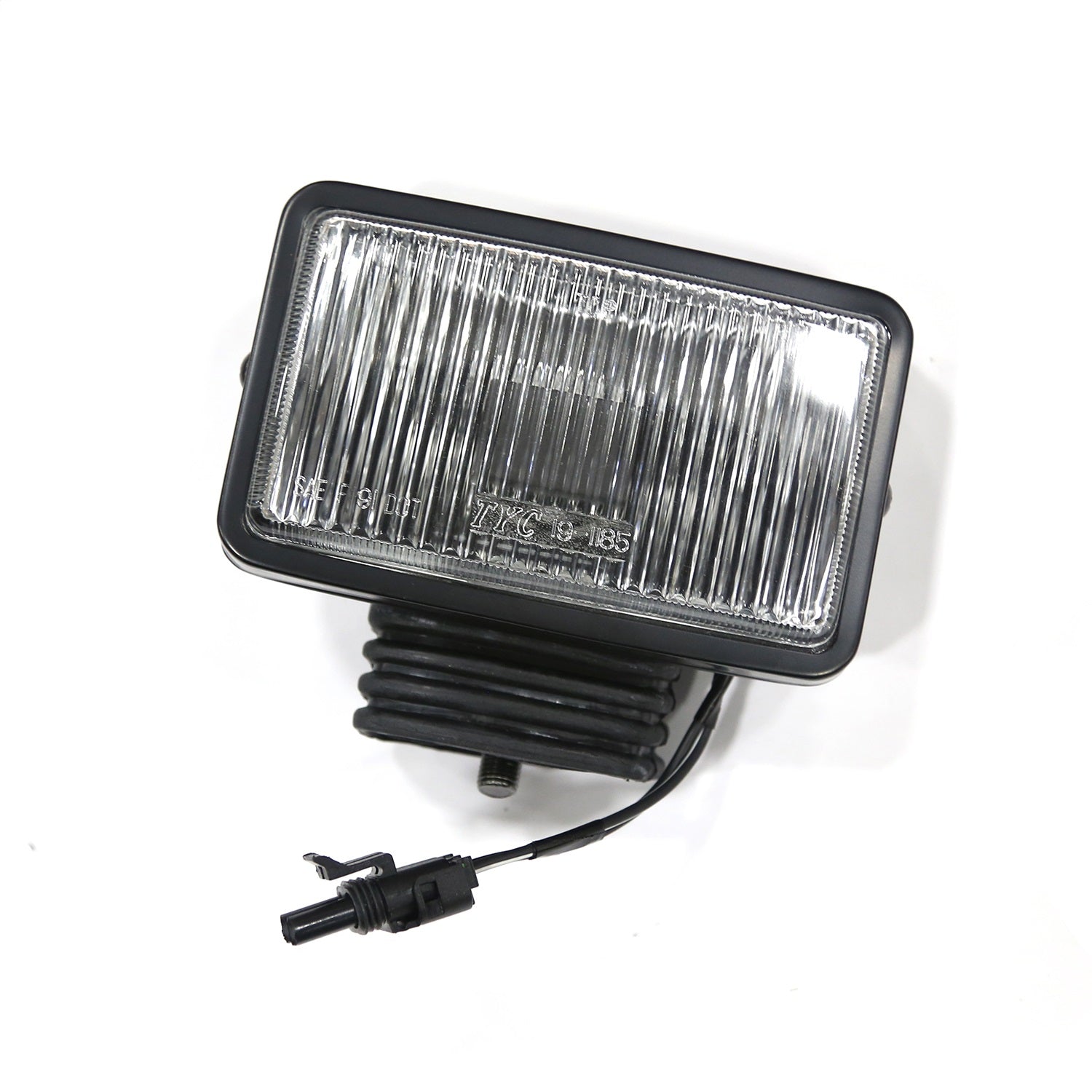 Fog Light Left Or Right Clear Sold Individually Black Housing 1987-1996 Jeep Cherokee XJ And OMIX