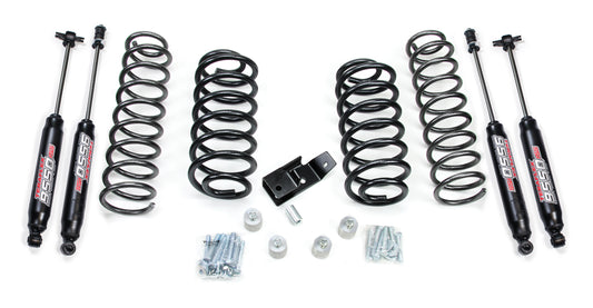 97-06 Jeep Wrangler TJ 2 Inch Coil Spring Lift Kit & 9550 VSS Twin-Tube Shocks TeraFlex