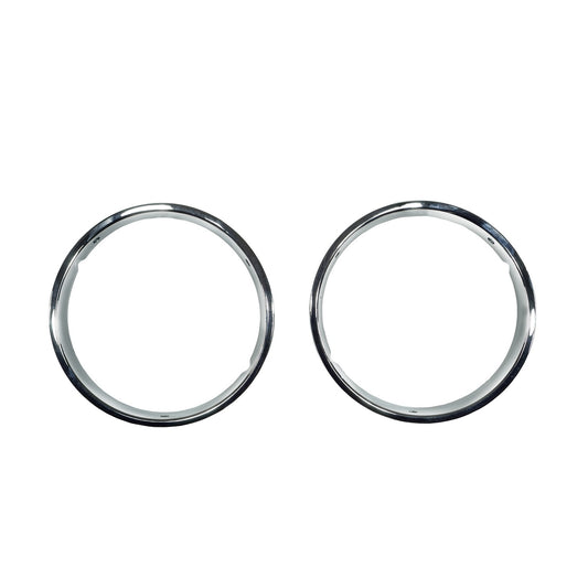 Head Light Bezel Left Or Right Chrome 1997-2006 Jeep Wrangler TJ And 2004-2006 Wrangler Unlimited Lj OMIX