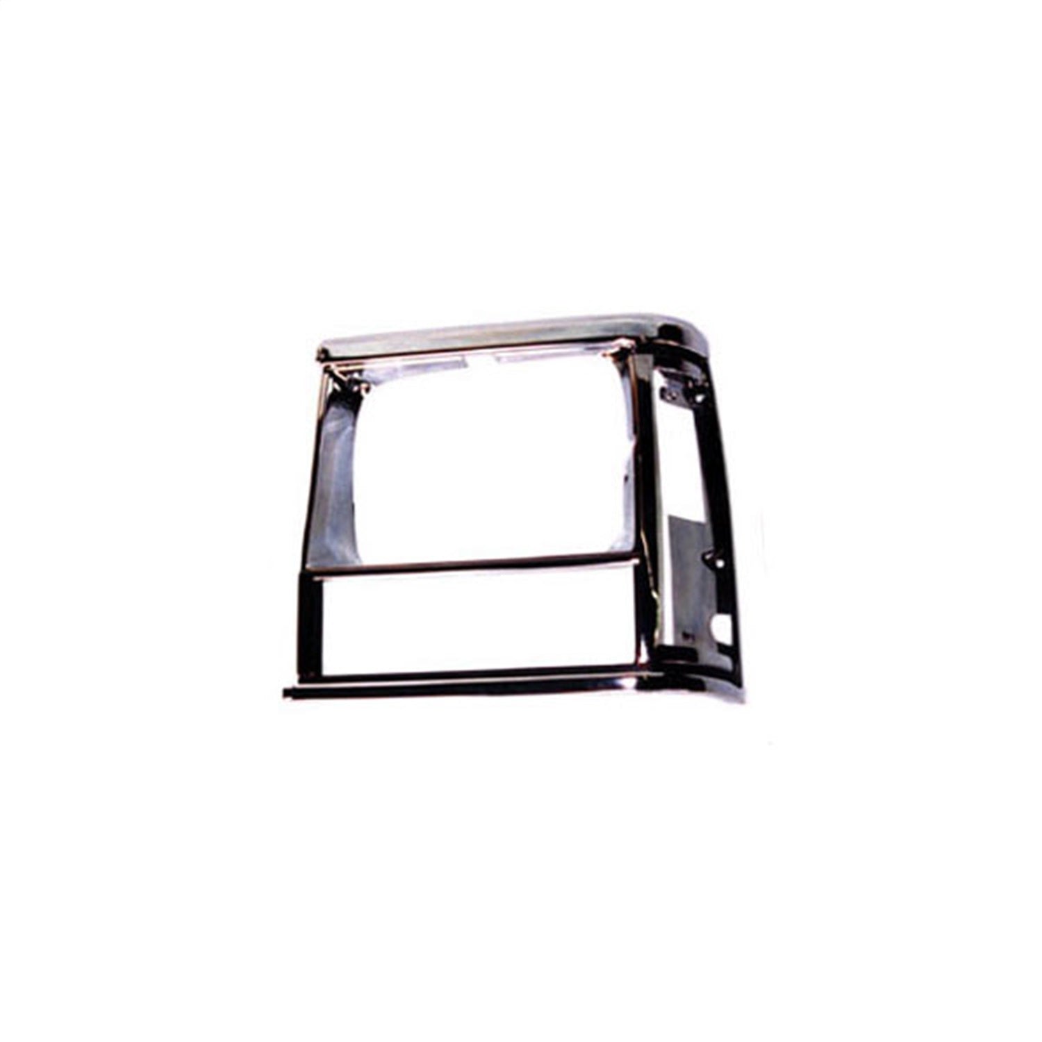 Head Light Bezel Left Black/Chrome Fits The Driver Side Of 91-96 Cherokee XJ And 91-92 Comanche MJ OMIX