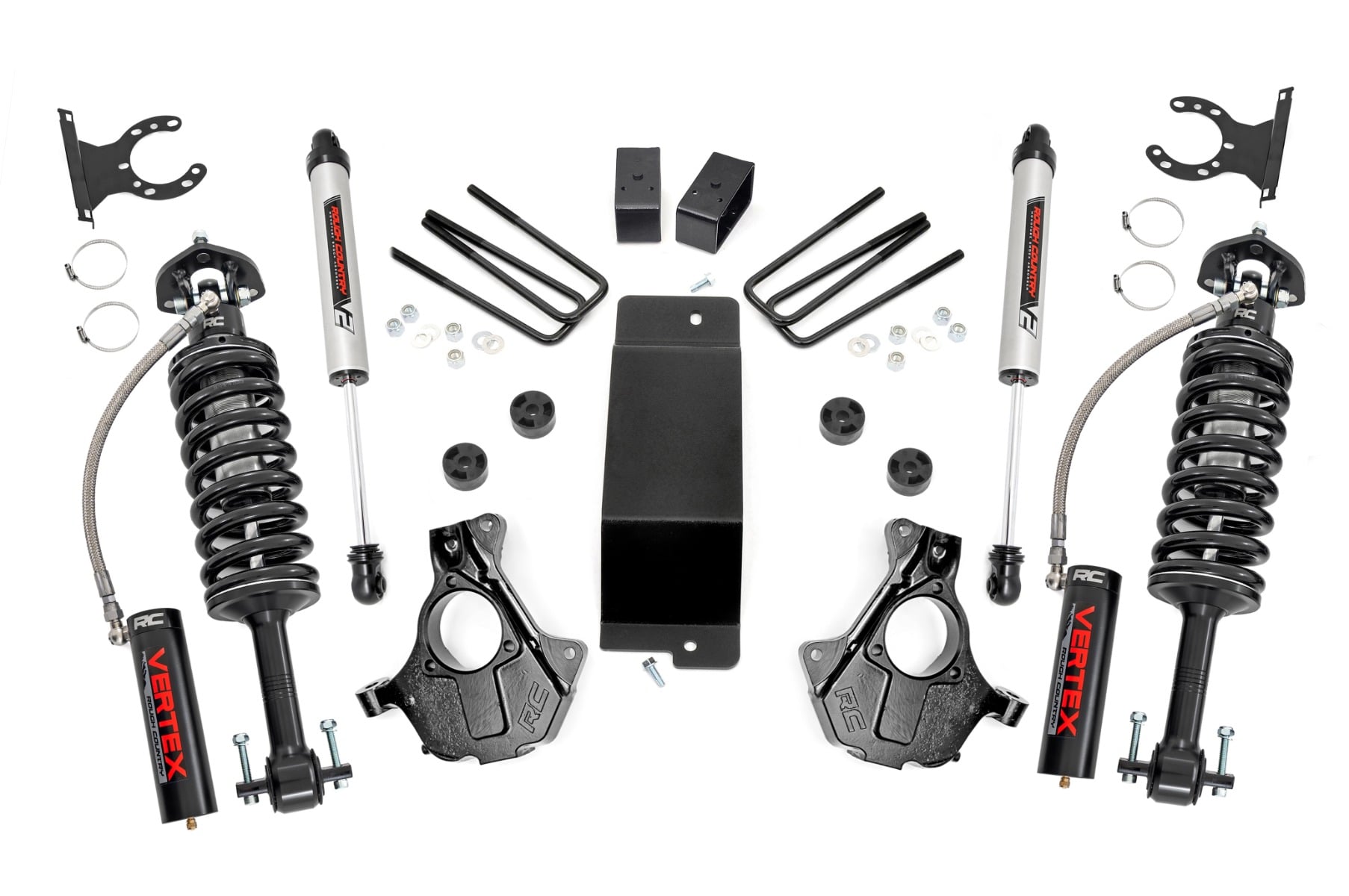 3.5 Inch Lift Kit Cast Steel LCA Vertex/V2 Silverado/Sierra 1500 (14-18 & Classic) Rough Country