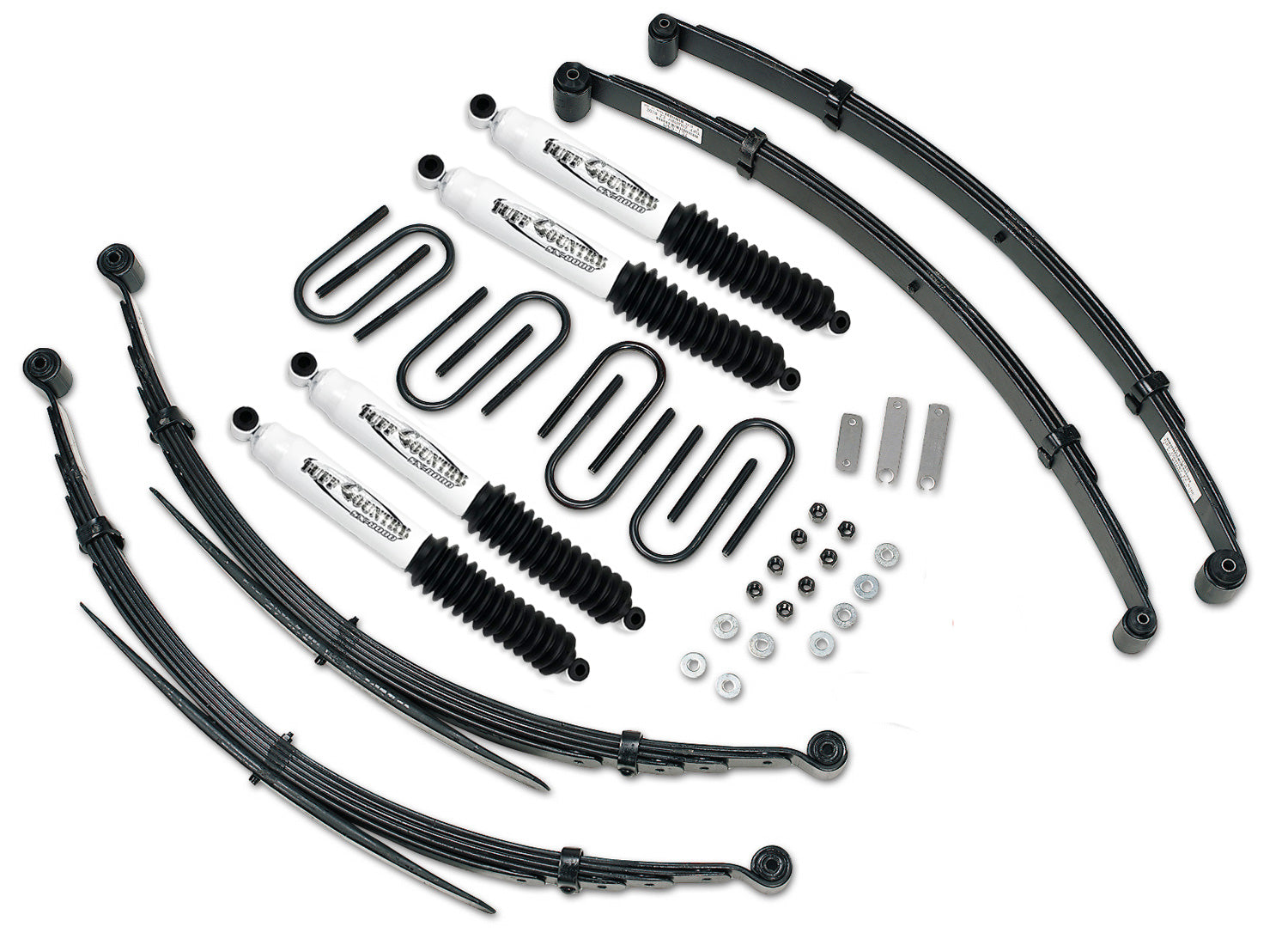 2 Inch Lift Kit 69-72 Chevy Truck/GMC Truck 4x4 K10/K20/Suburban 4x4/Blazer/Jimmy EZ-Ride Fits Models w/52 Inch long Rear Springs Tuff Country
