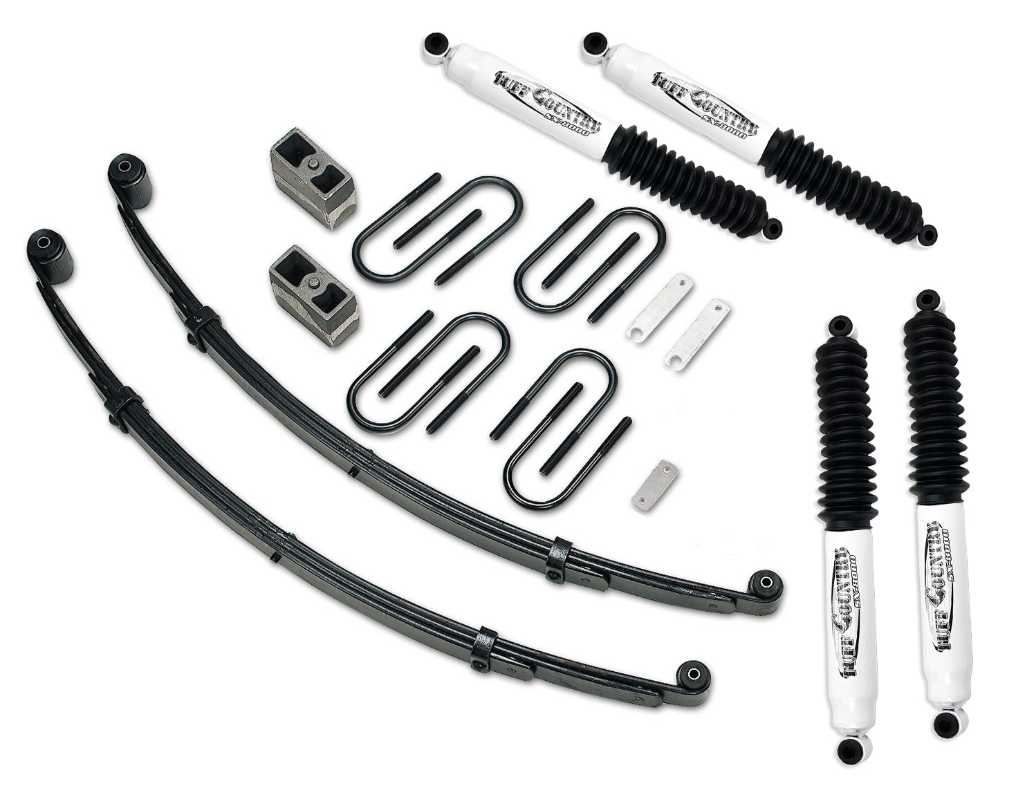 2 Inch Lift Kit 73-87 Chevy Truck/GMC Truck/Suburban/Blazer/Jimmy 1/2 Ton 4WD EZ-Ride Tuff Country