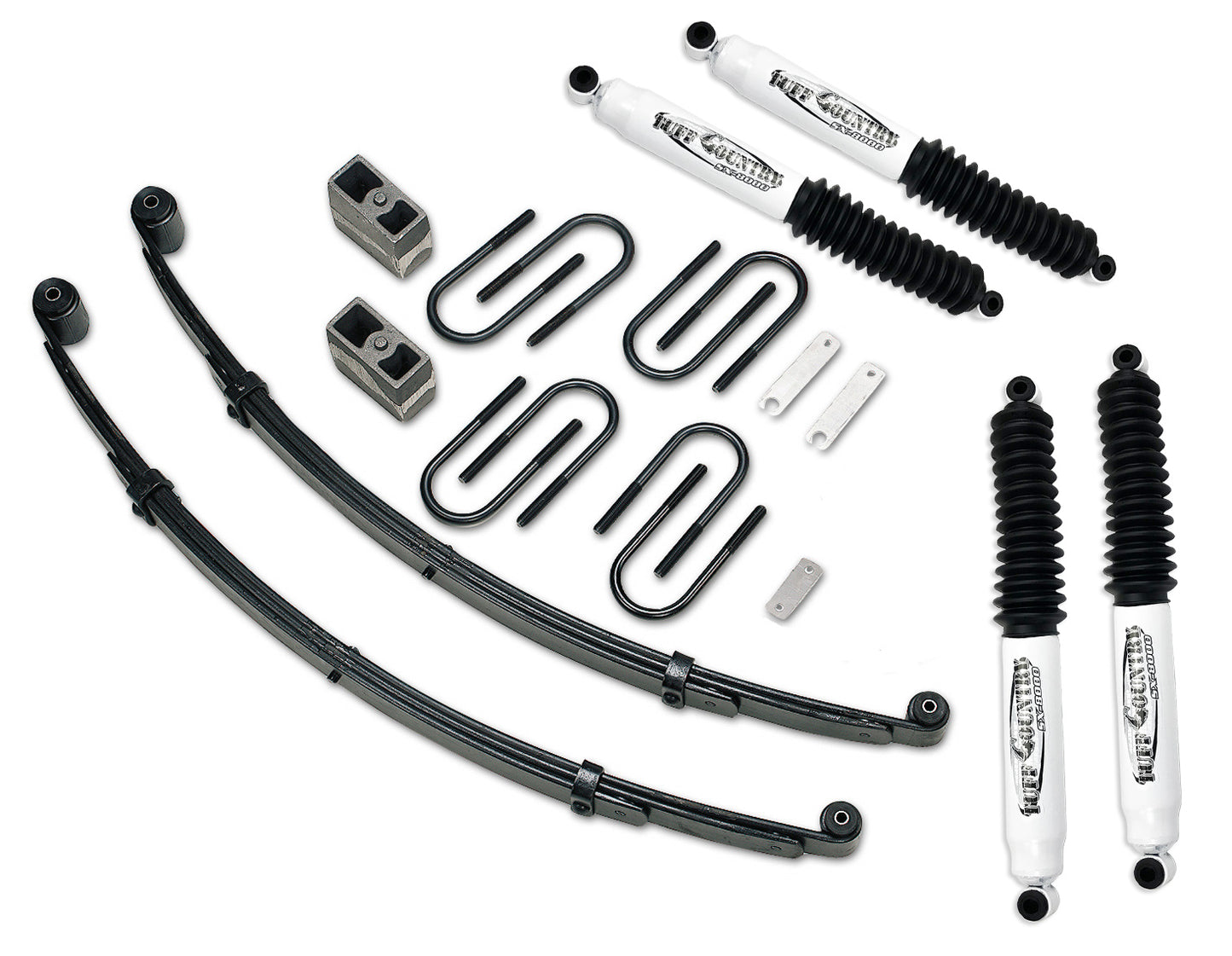 2 Inch Lift Kit 73-87 Chevy Truck/GMC Truck/Suburban/3/4 Ton 4WD EZ-Ride Tuff Country