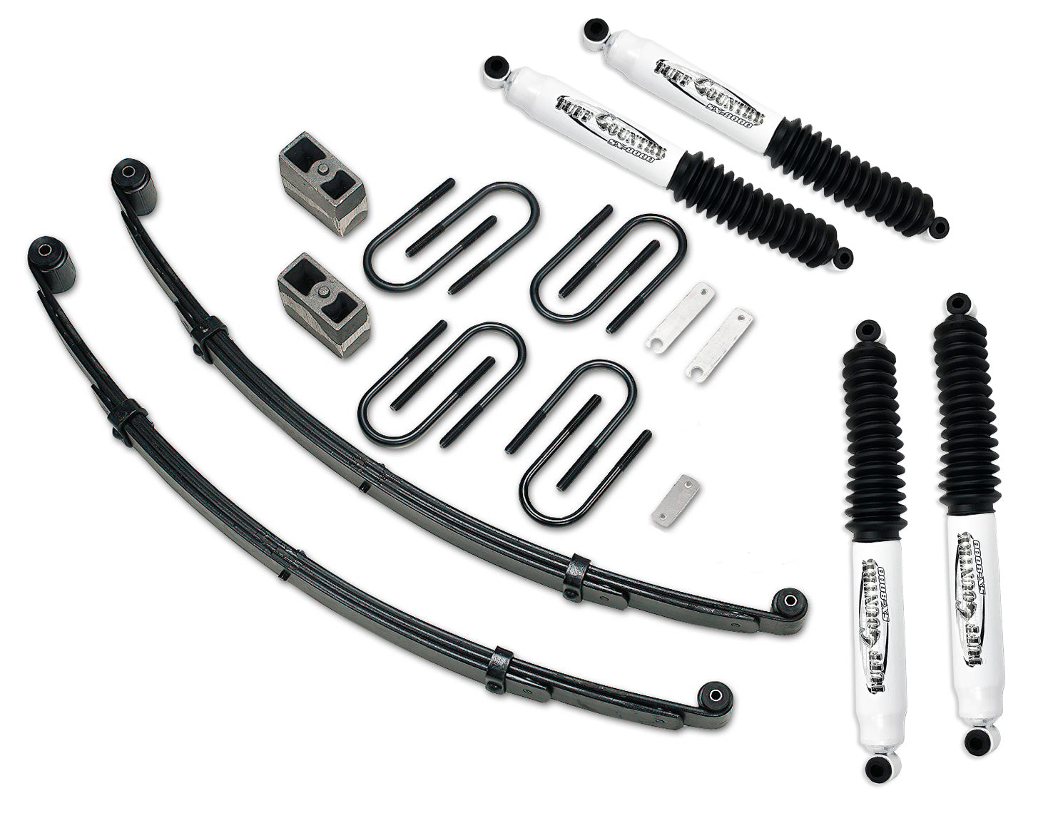 2 Inch Lift Kit 73-87 Chevy Truck/GMC Truck/Suburban/3/4 Ton 4WD EZ-Ride Tuff Country
