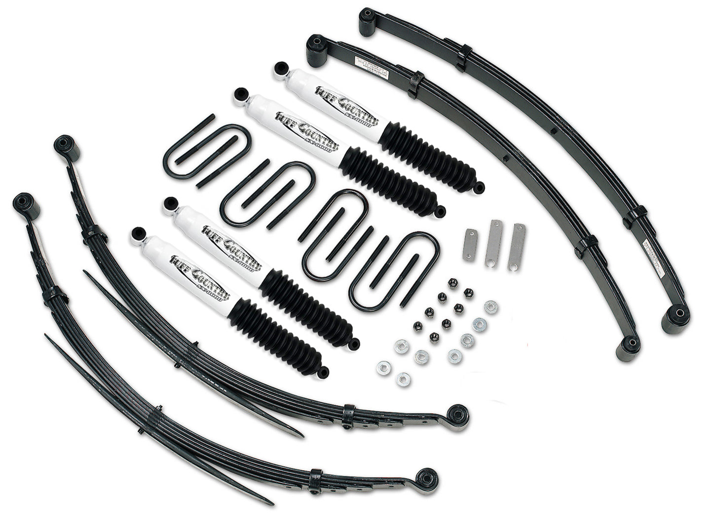 2 Inch Lift Kit 88-91 Chevy/GMC Suburban 3/4 Ton Heavy Duty Fits Models w/52 Inch long Rear Springs Tuff Country
