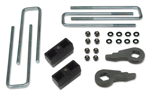 2 Inch Lift Kit 1999-2006 Chevy Silverado/GMC Sierra 1500 4x4 With Rear Lift Blocks and U-Bolts Tuff Country
