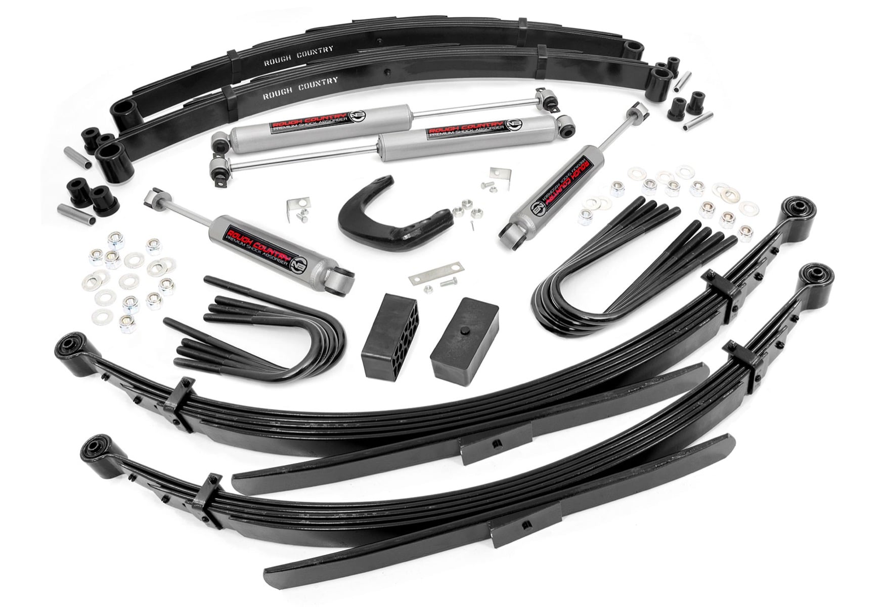 6 Inch Lift Kit 52 Inch Rear Springs Chevy/GMC 3/4-Ton Suburban/C25/K25 Truck (73-76) Rough Country