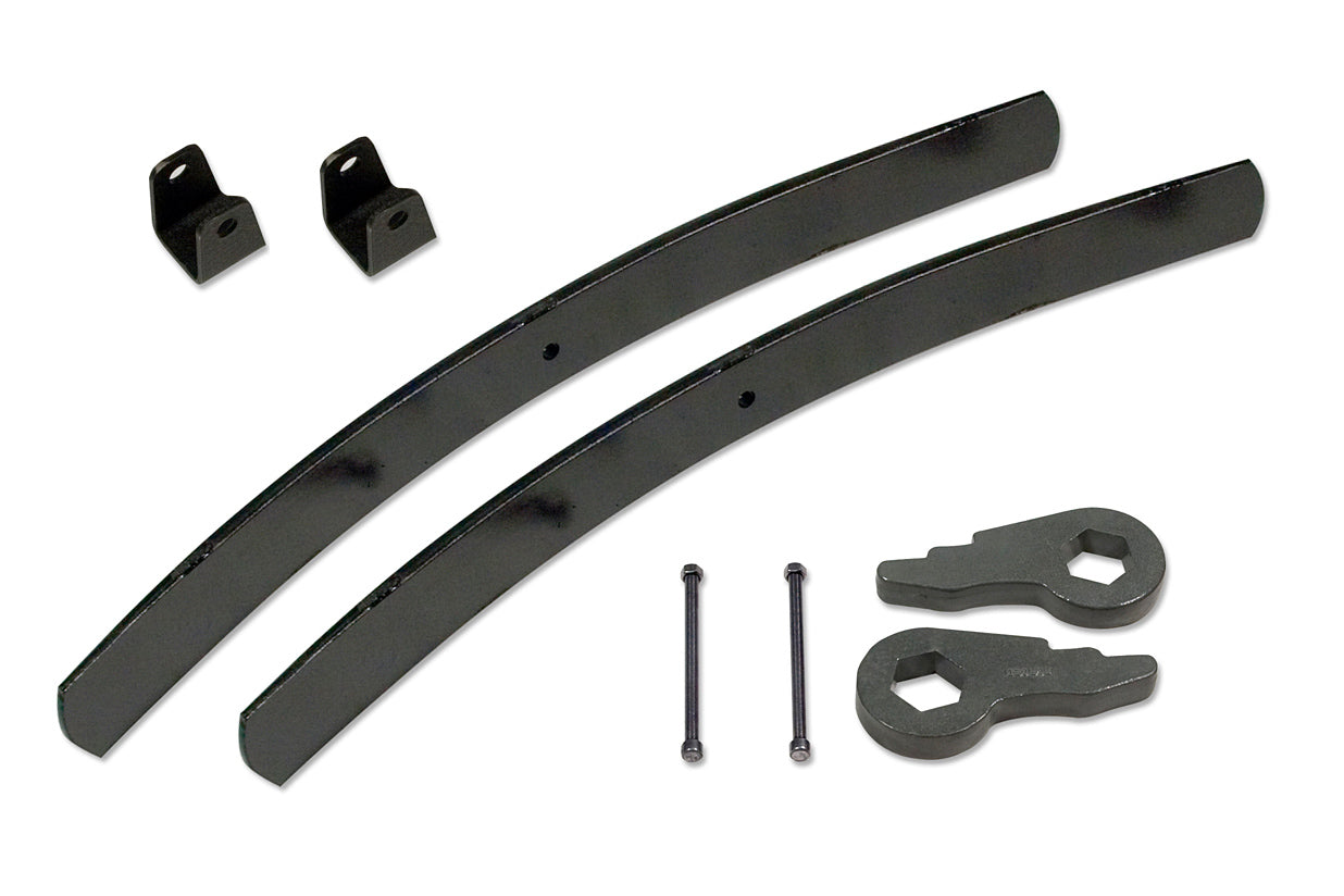 2 Inch Lift Kit 01-10 Silverado/Sierra 2500HD 4x4 w/Rear Add A Leafs For Purple Keys Tuff Country