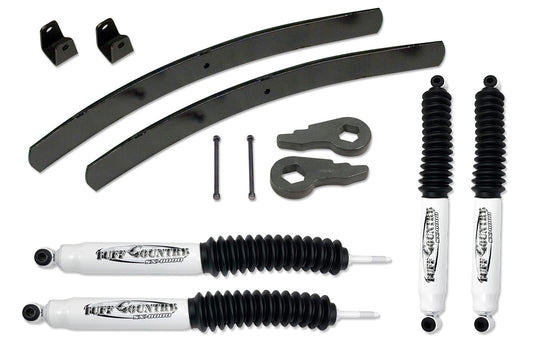 2 Inch Lift Kit 01-10 Silverado/Sierra 2500HD 4x4 & 2WD w/Rear Add A Leafs and SX8000 Shocks For Purple Keys Tuff Country