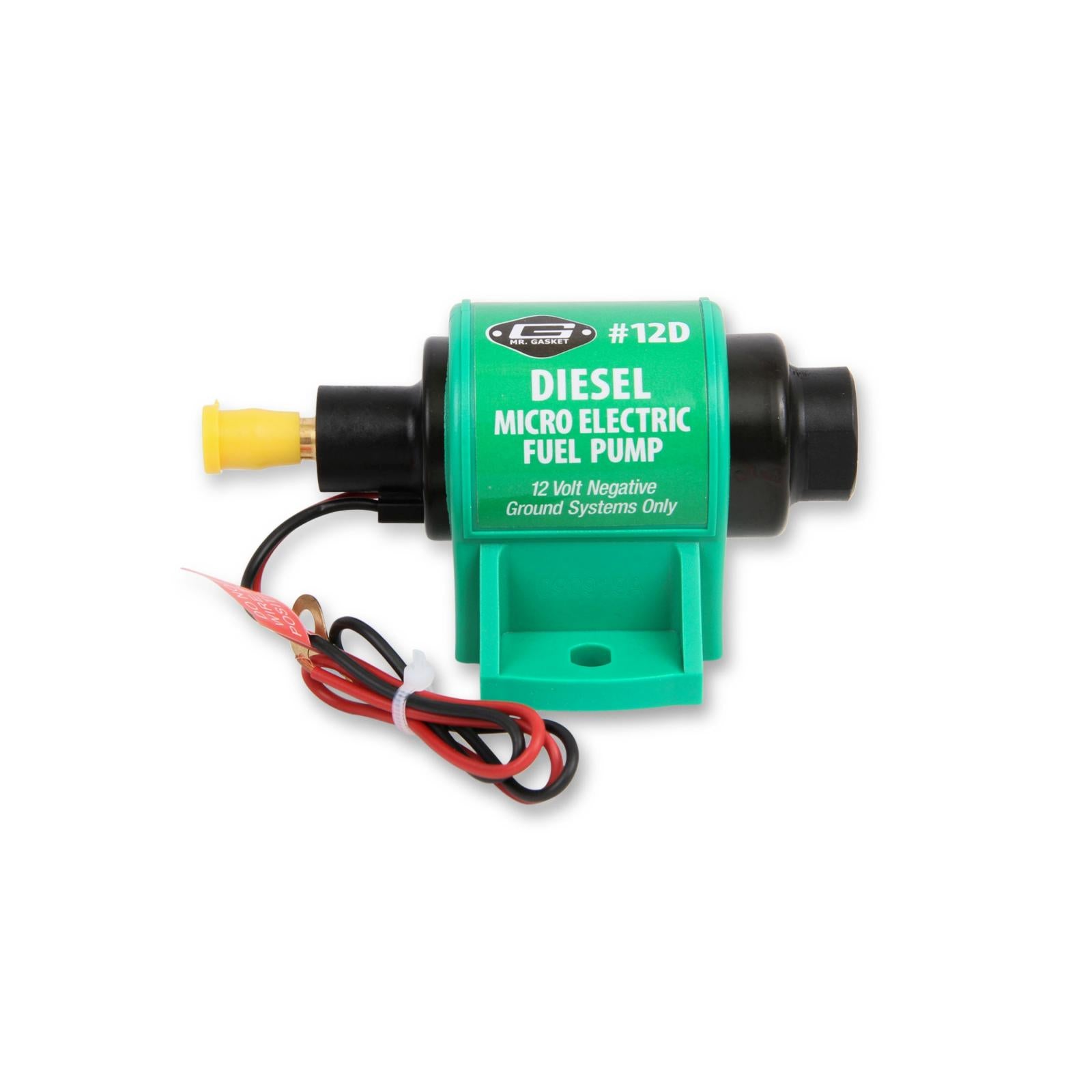 Micro Electric Fuel Pump 4 7 PSI 35 GPH Diesel Mr Gasket-1