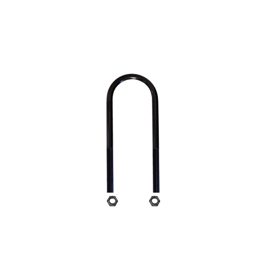 U-Bolt 1 U-Bolt Round 0.5 Inch Diameter 3.375 ID Width 7.5 ID Length w/Nuts Skyjacker