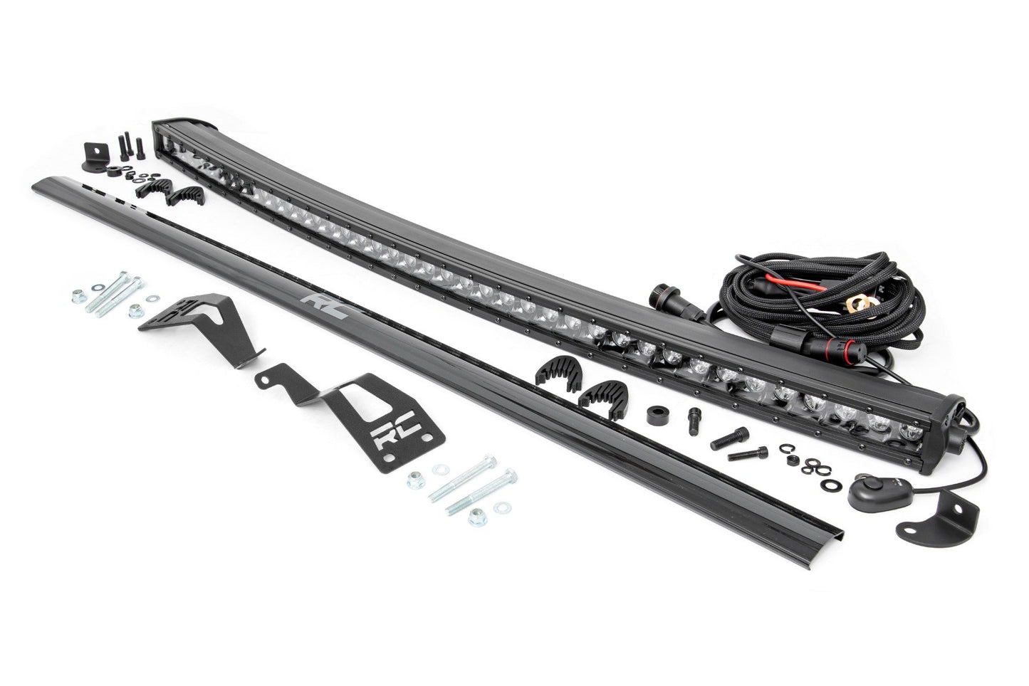 LED Light Kit | Front Mount | 40" Black Single Row | Can-Am Commander Max 1000  Rough Country