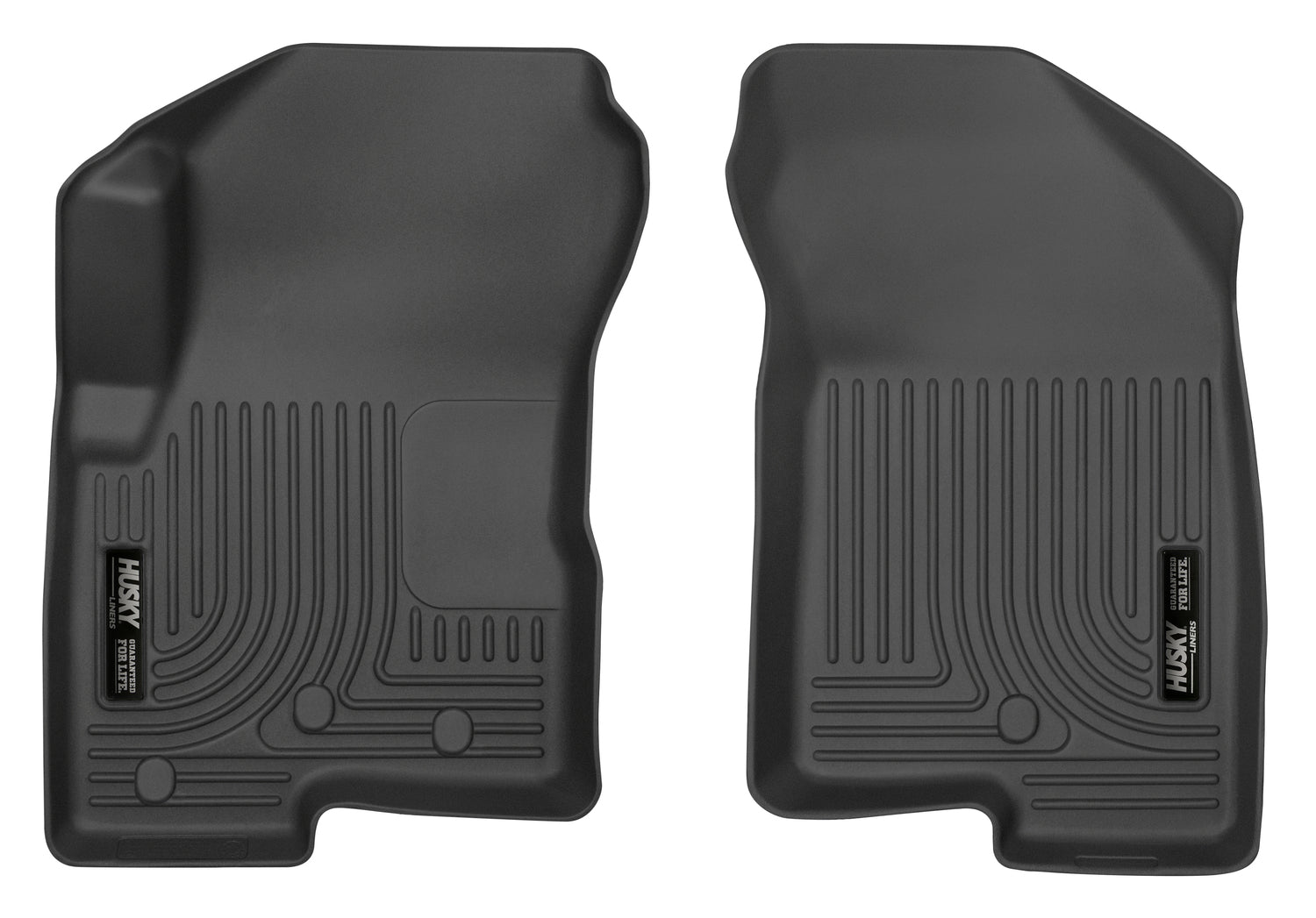Weatherbeater Front Floor For 2007-2012 Dodge Caliber 2007-2017 Jeep Compass 2007-2017 Jeep Patriot Husky Liners