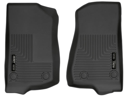 Weatherbeater Front Floor For 2018-2024 Jeep Wrangler JL 2020-2025 Jeep Gladiator Husky Liners