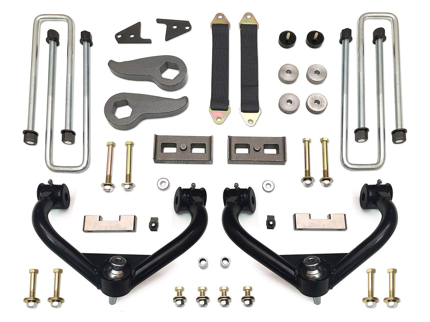 3.5 Inch Uni-Ball Lift Kit 11-19 Silverado/Sierra 2500HD/3500/3500HD 4x4 & 2WD Includes Dually Models Tuff Country-1