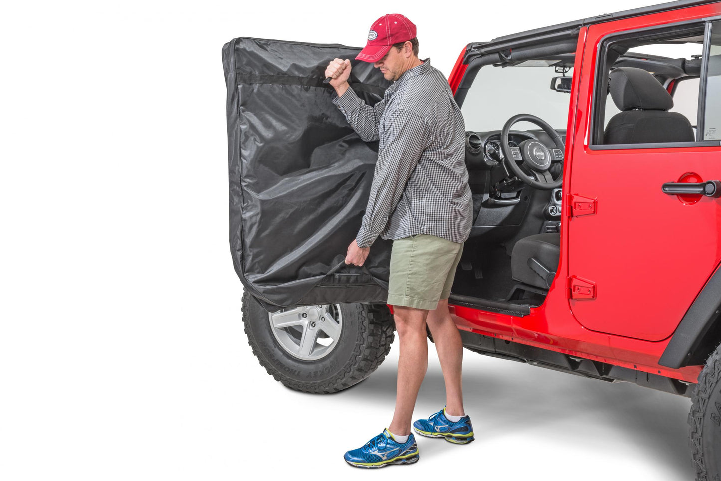 Jeep Hard Door Storage Bags For 76-current Jeep CJ, JK, JL Wrangler Pair MasterTop-1