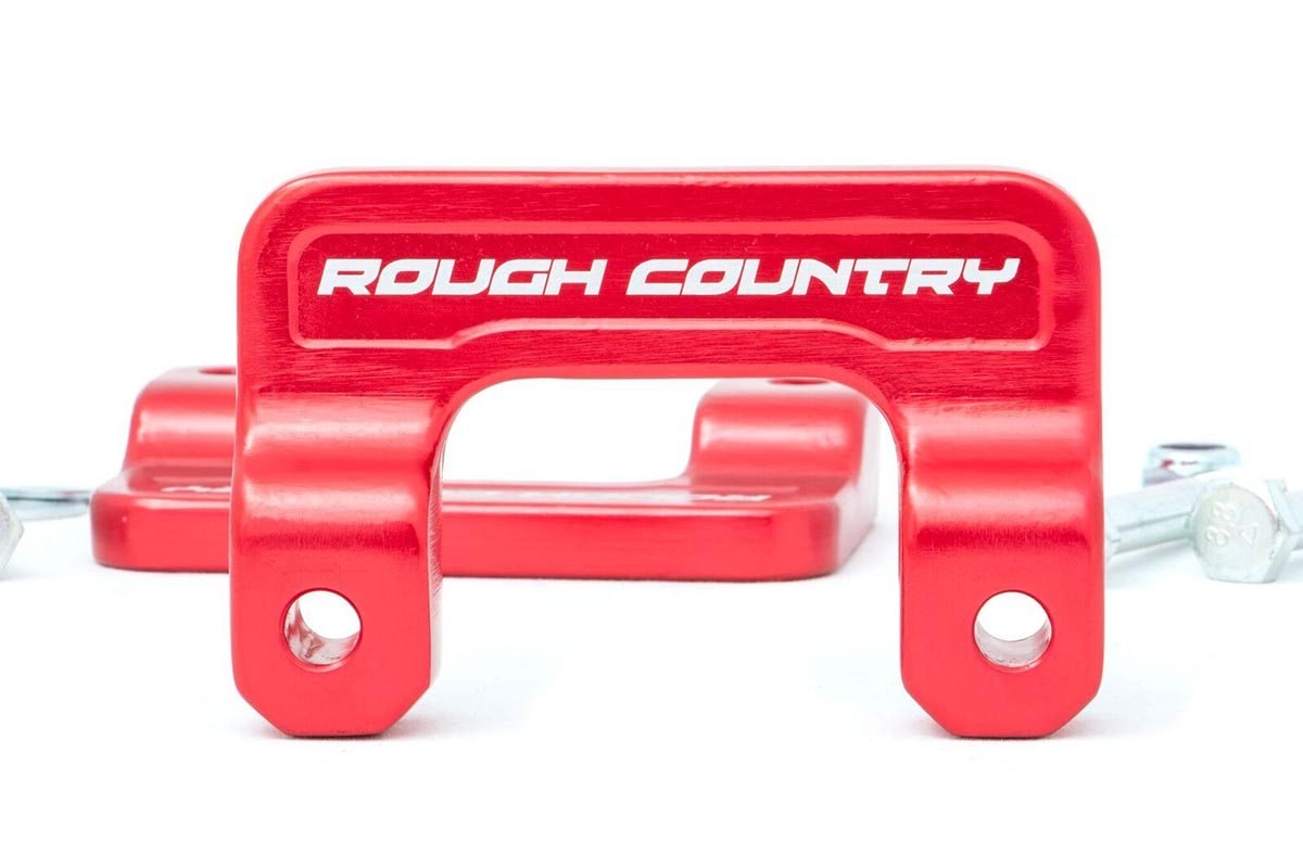 Rough Country 2 Inch Leveling Lift Kit Red Billet Aluminum 07-20 Avalanche SUV/07-18 1500 Rough Country